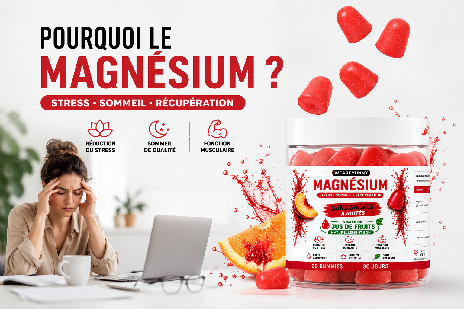 Magnésium Bisglycinate : pourquoi c'est la seule forme qui vaut vraiment le coup