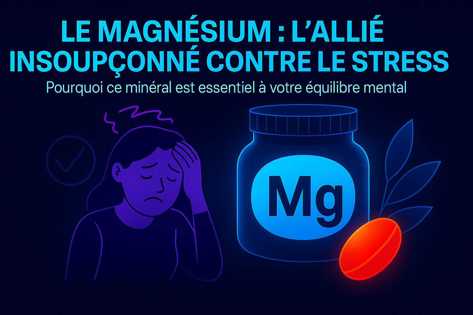 😌 Le magnésium : l’allié insoupçonné contre le stress