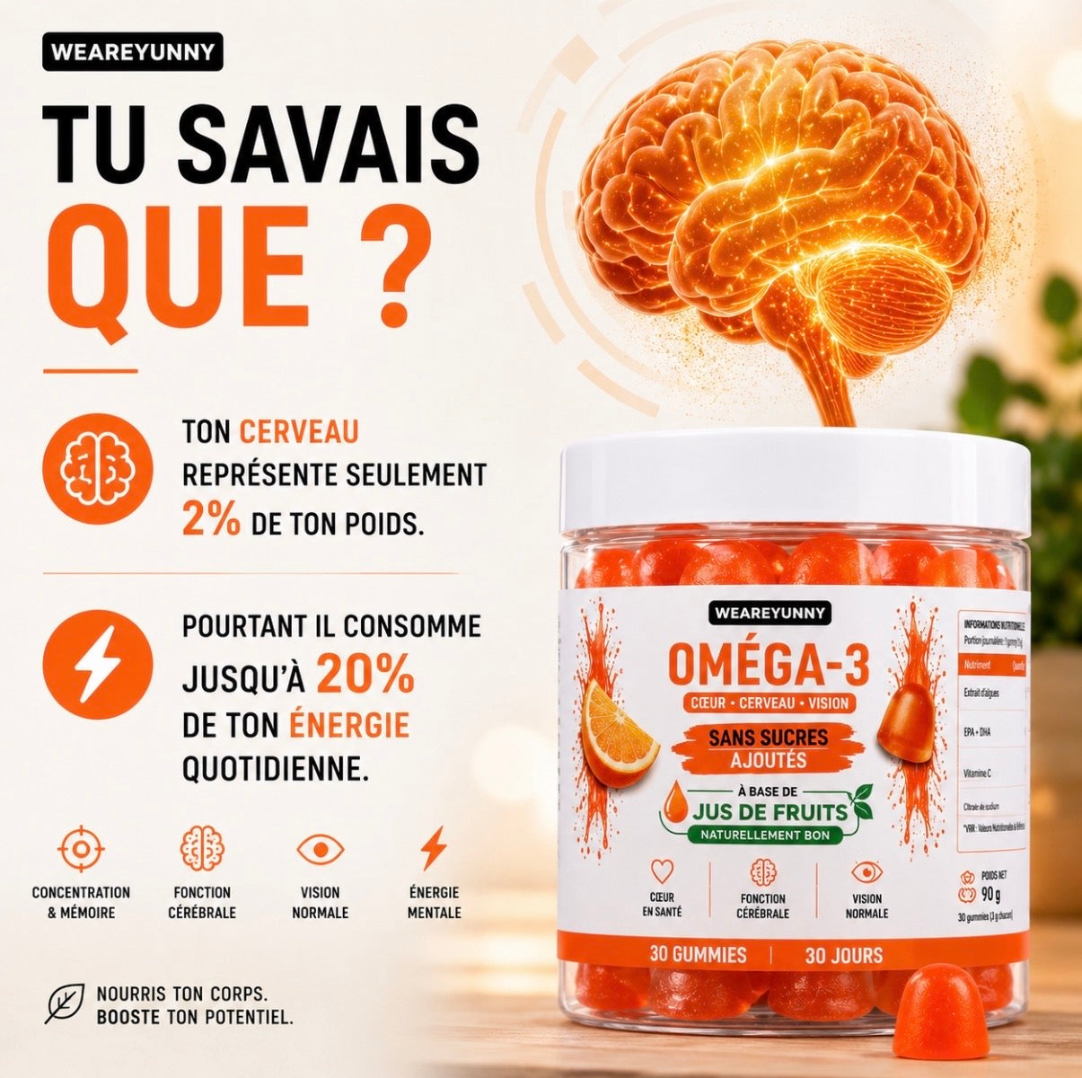 🧠 Pourquoi les Oméga-3 ?