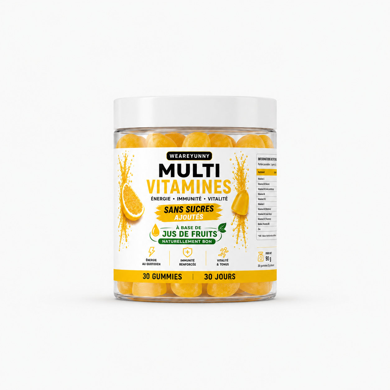 Multivitamines + Zinc 30 gummies