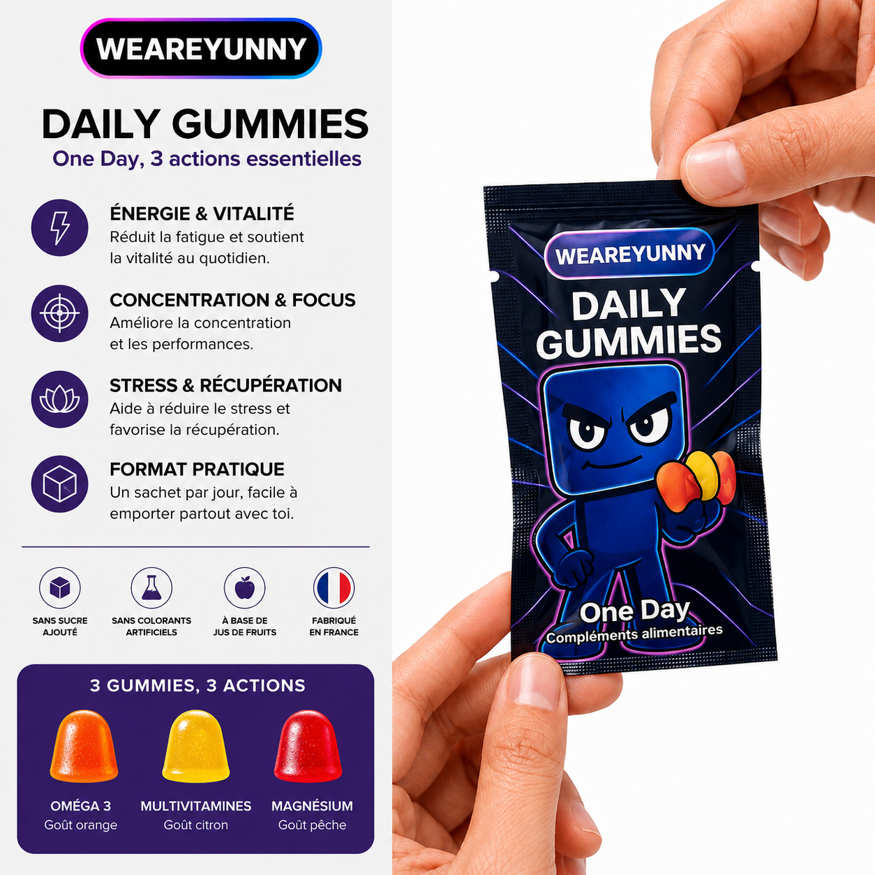 Box Routine 30 Sachets 3 en 1