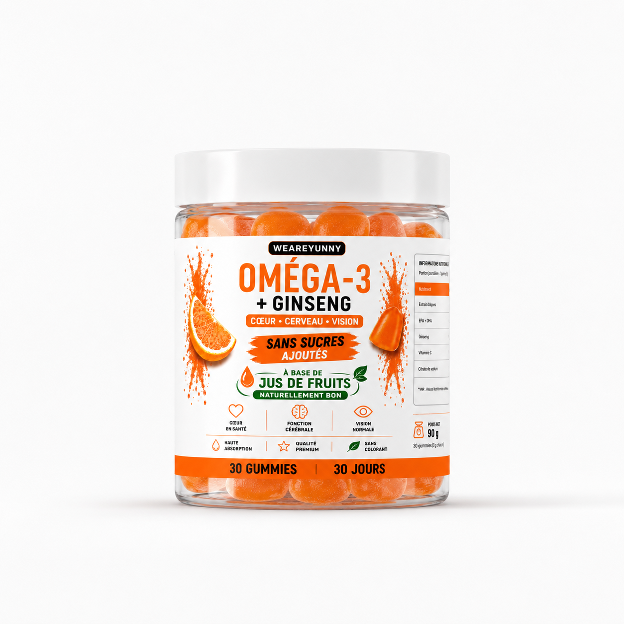Oméga-3 30 gummies
