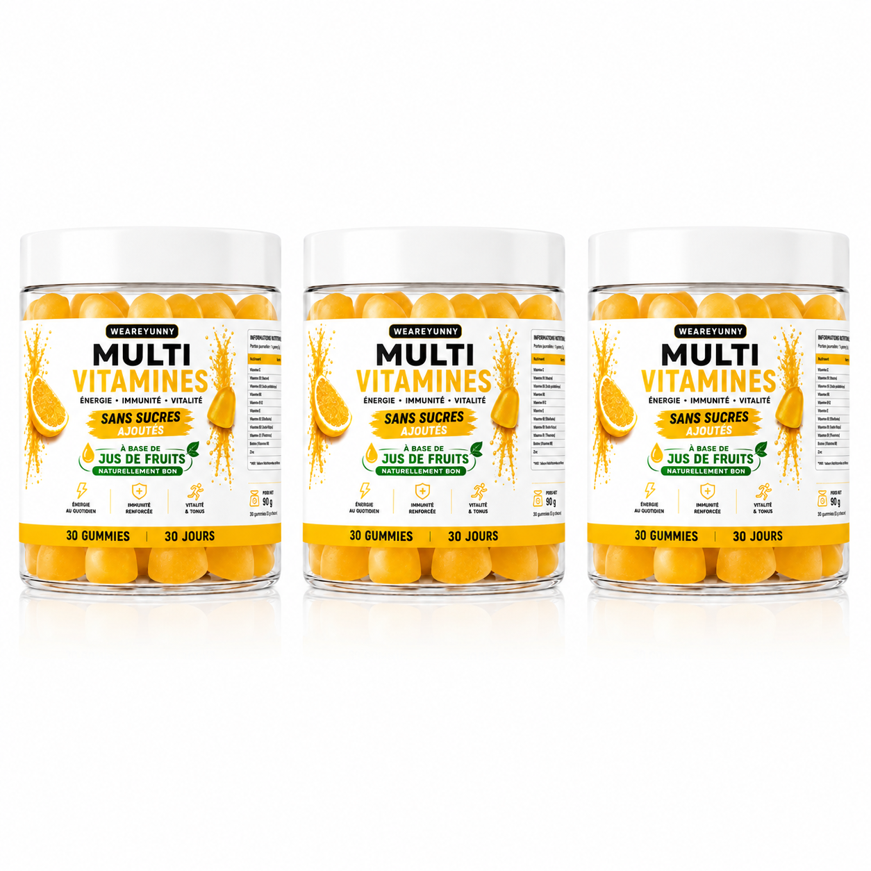 Multivitamines + Zinc 30 gummies