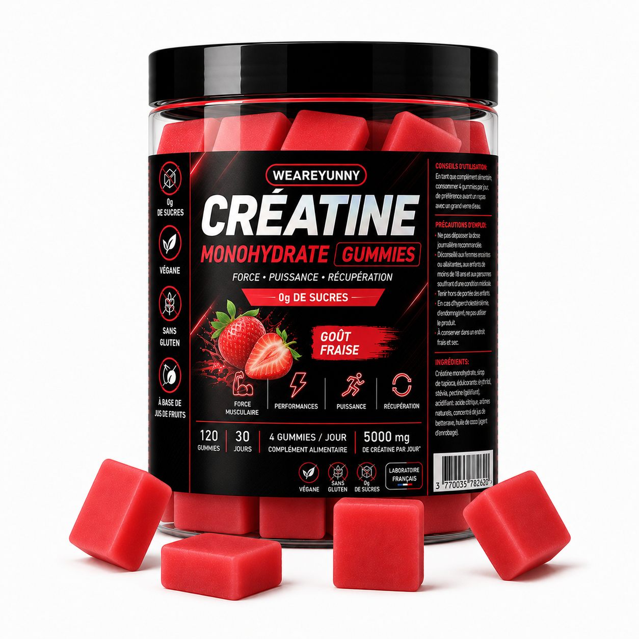 Créatine gummies
