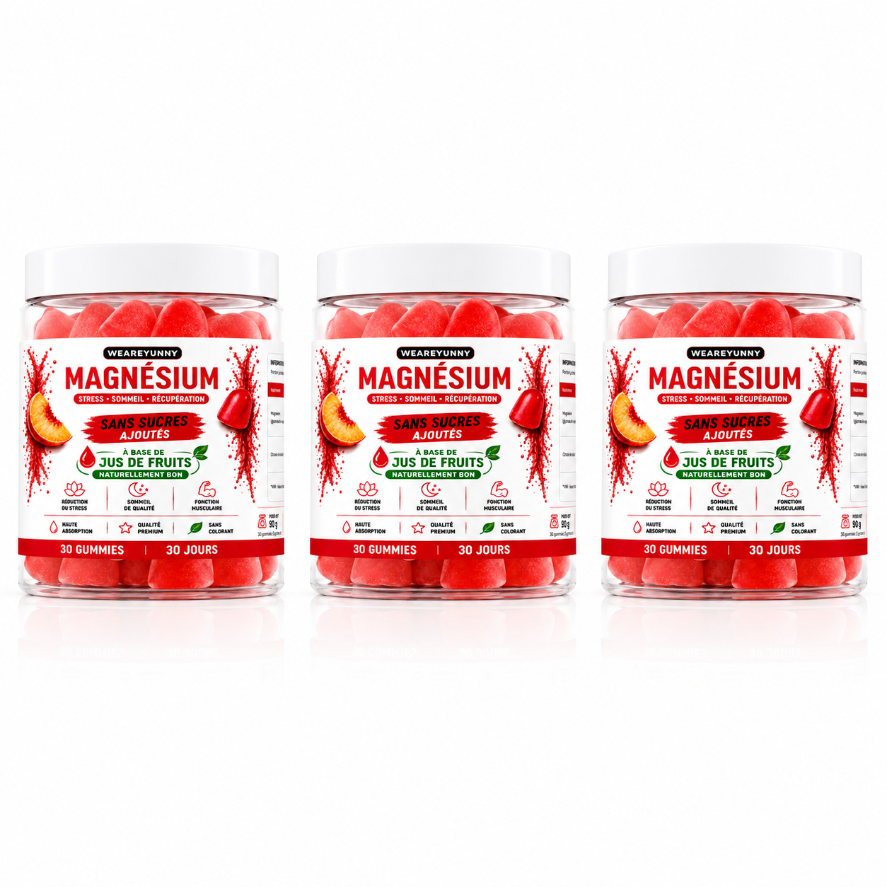 Magnésium bisglycinate 30 gummies