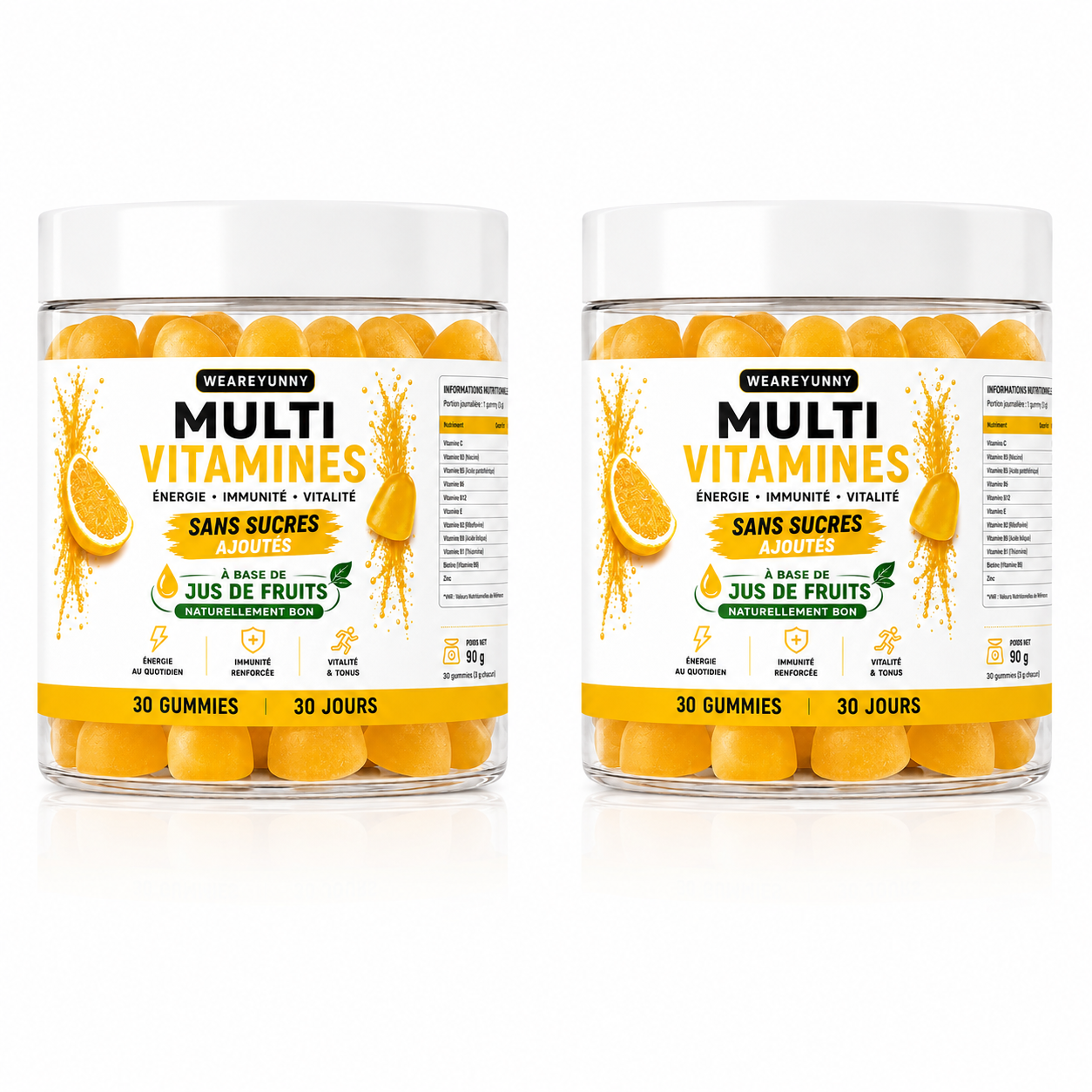 Multivitamines + Zinc 30 gummies