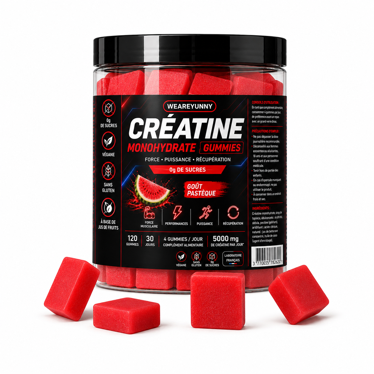 Créatine gummies