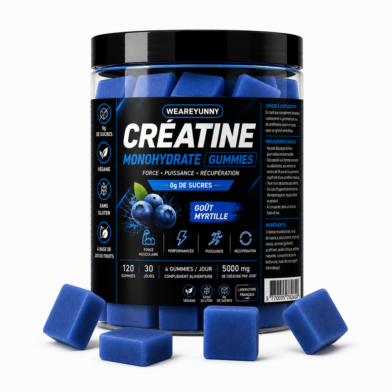 Créatine gummies
