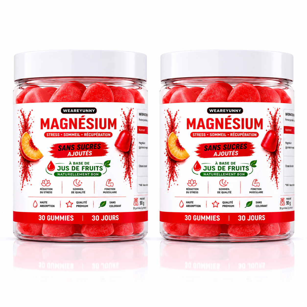 Magnésium bisglycinate 30 gummies
