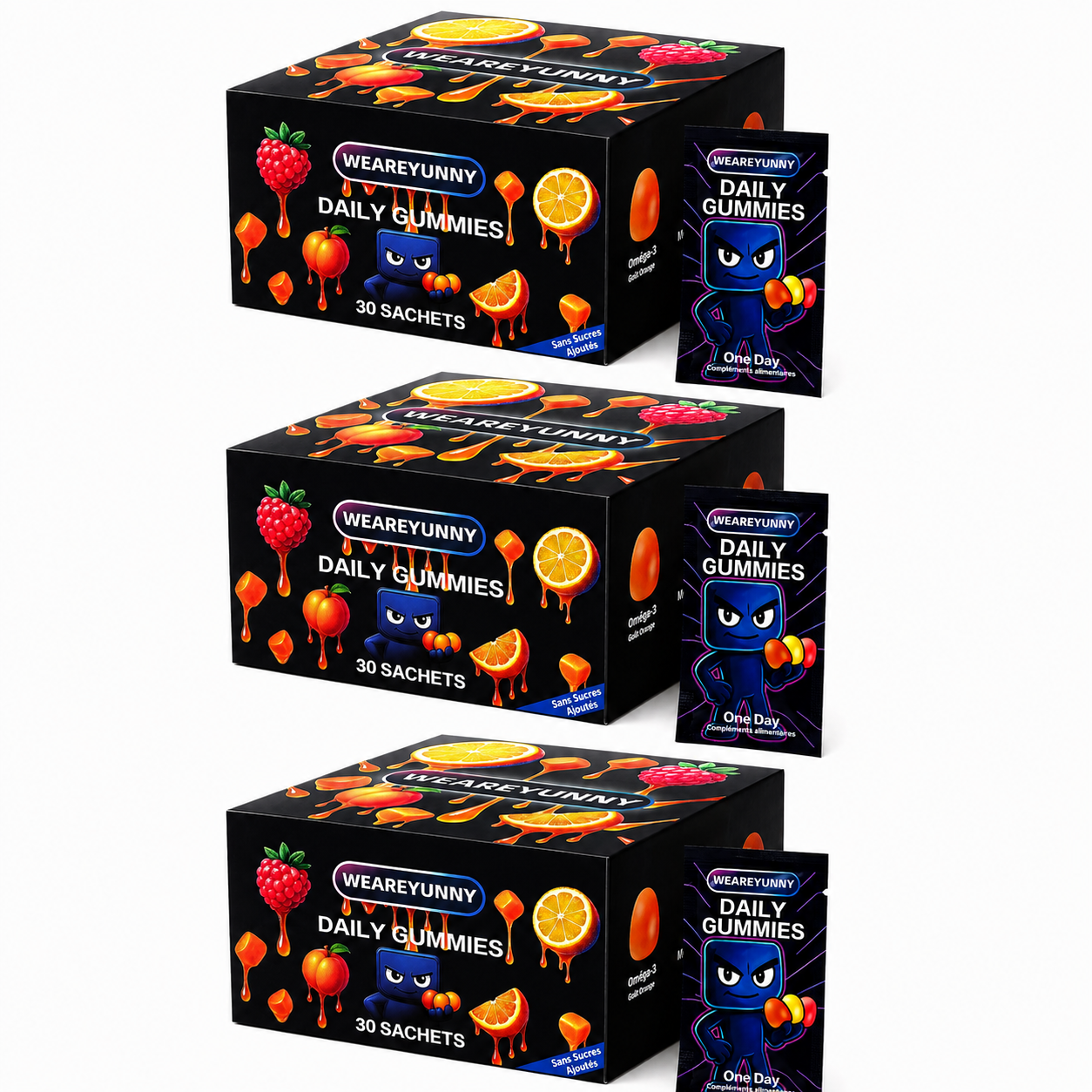 Box Routine 30 Sachets 3 en 1