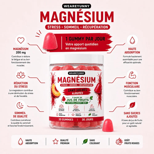 Magnésium bisglycinate 30 gummies