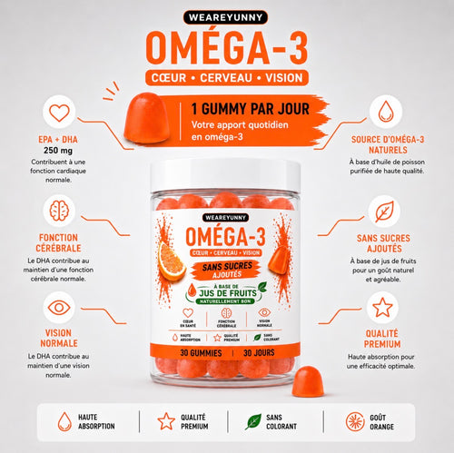 Oméga-3 30 gummies